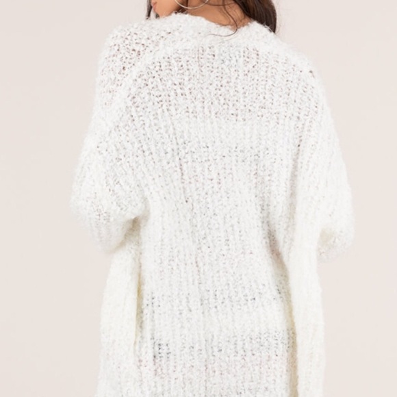 Fuzzy Chunky Cardigan Sweater - Picture 3 of 13